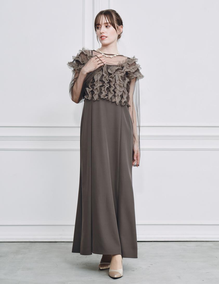 【et.UNiVER】メニ－ウェイフリルワンピース の画像1