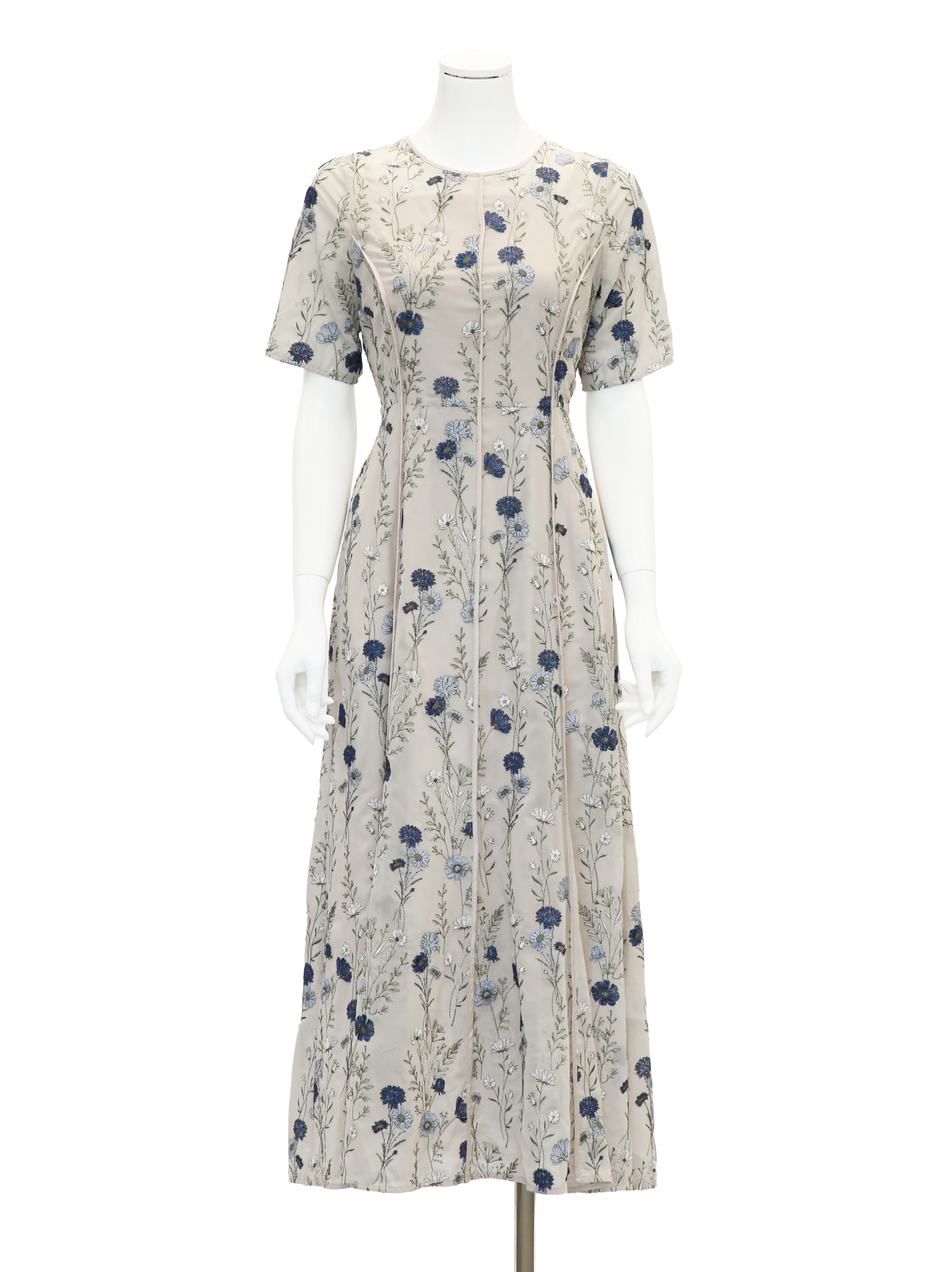 【FRAY I.D】ボタニカルエンブロイダリーワンピース の画像1