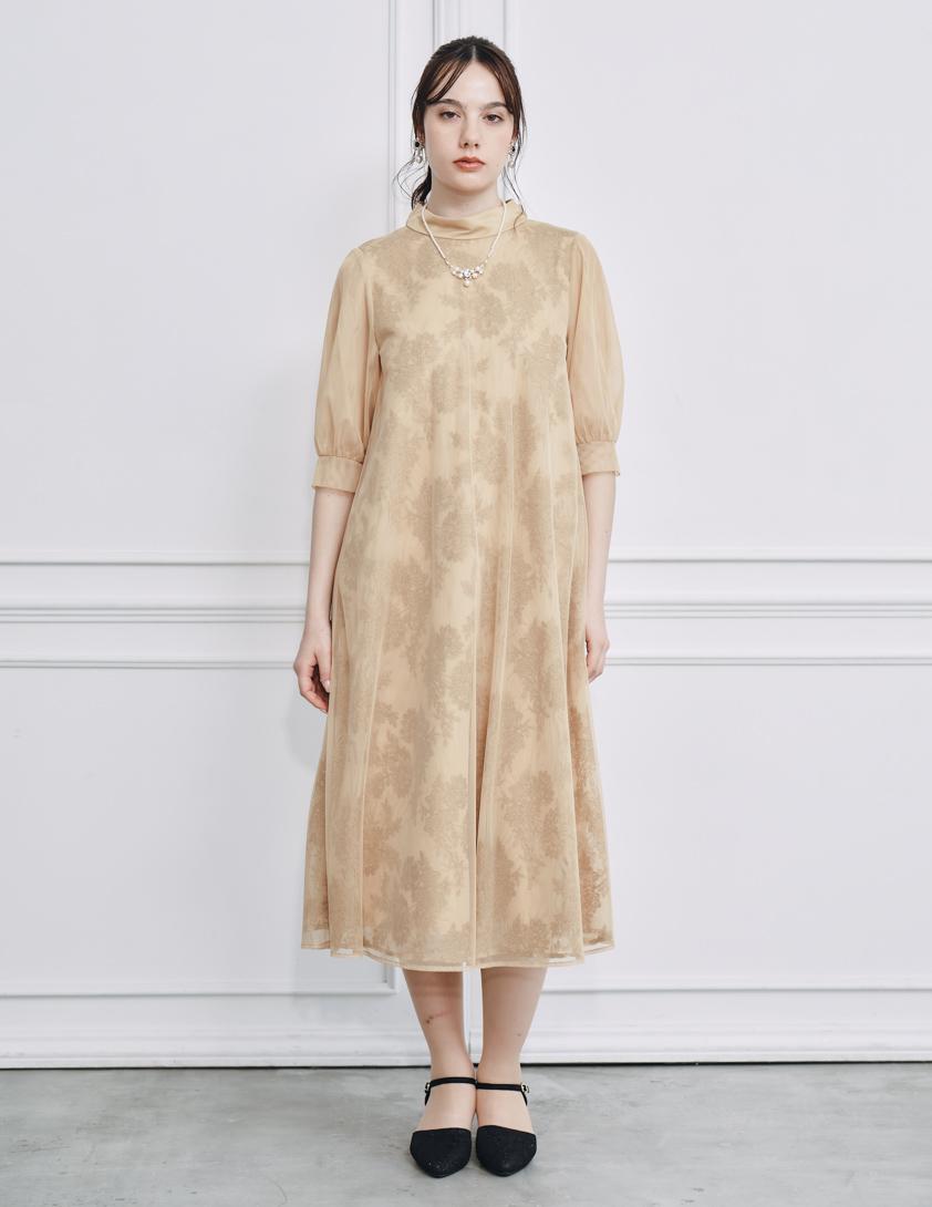 【kaene】テントライン3レイヤーワンピース の画像1