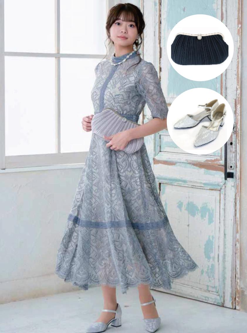 【日本人に多いタイプ】高級レストランにぴったり！洗練された夜の装い（ブルべ夏×骨格ストレート） の画像1