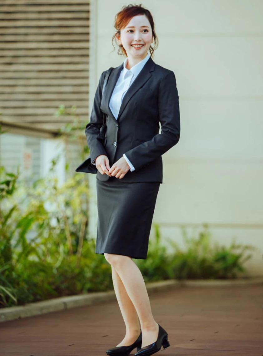 【リクルートセット】2ボタンテーラードジャケットスーツ の画像1