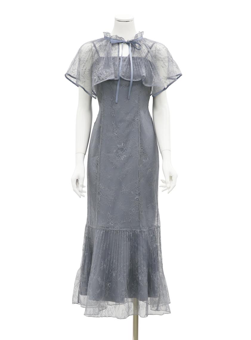 【SNIDEL】レースケープセットマーメイドワンピース の画像1