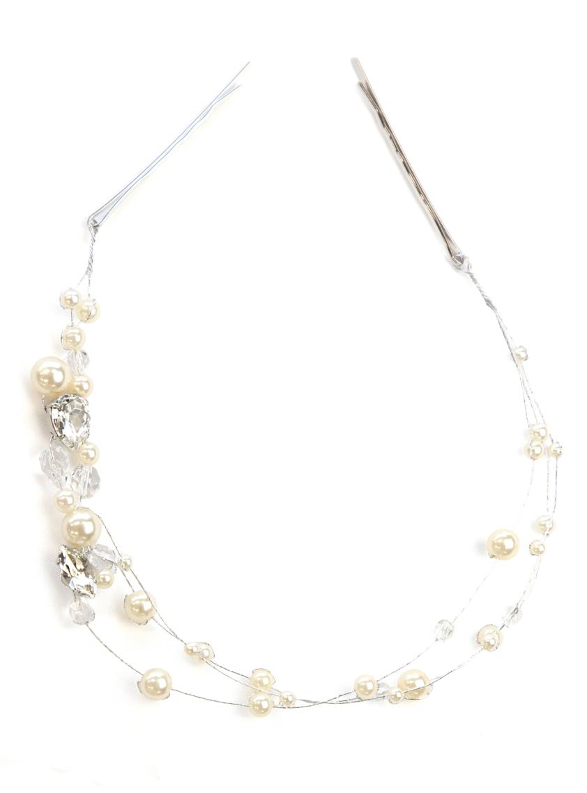 ビジュー＆パールヘッドドレス の画像1