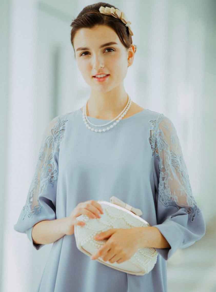リボンカチューシャ＆パールヘアーチャームセット（ブラック） の画像6