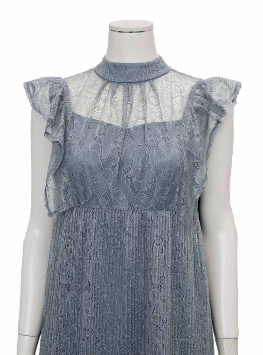 フレアスリーブバックリボンノースリーブワンピース の画像10