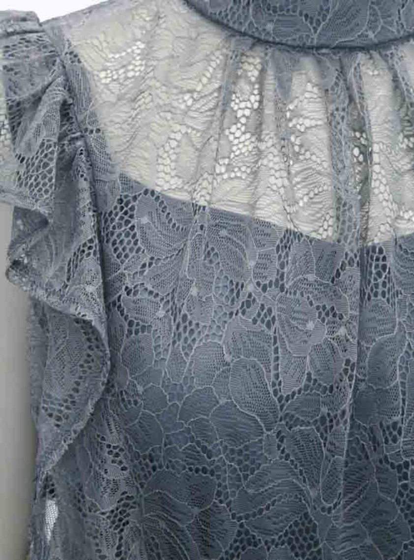 フレアスリーブバックリボンノースリーブワンピース の画像11