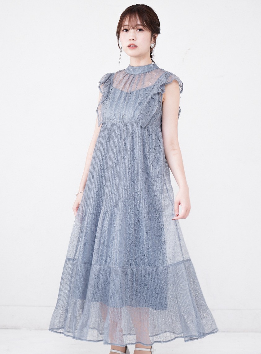 フレアスリーブバックリボンノースリーブワンピース の画像4