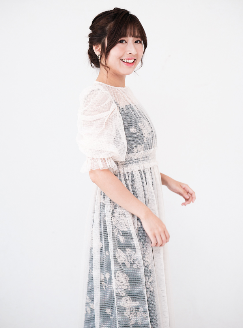 2wayレースシャーリング花柄キャミワンピース の画像5