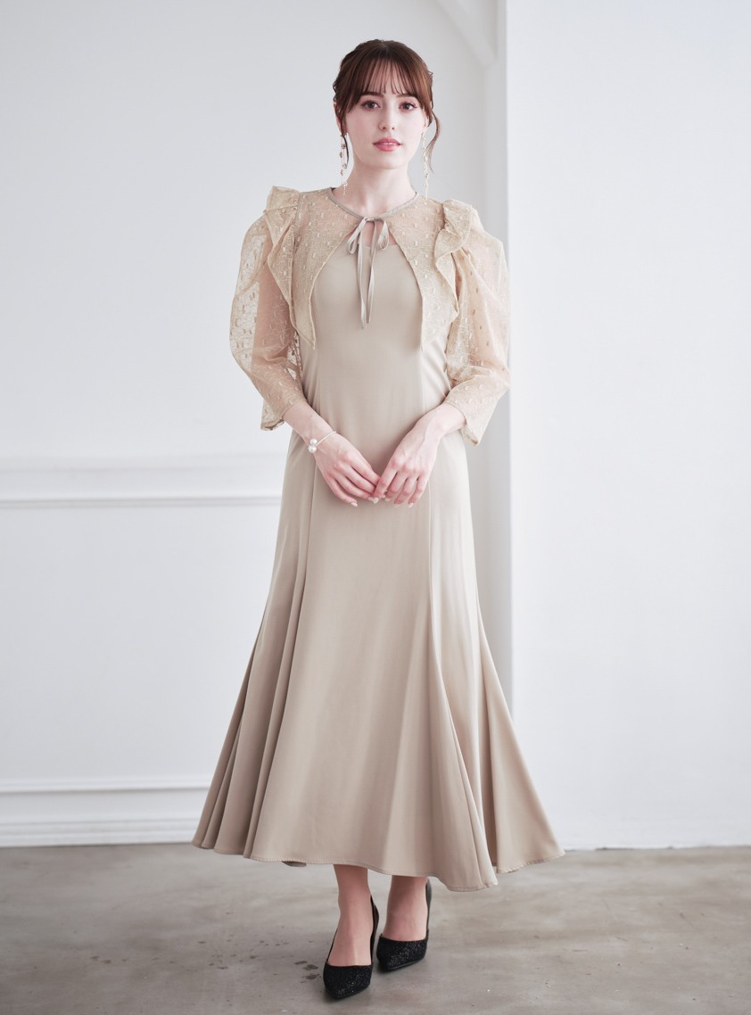 ジオメトリックボレロ2wayワンピース の画像1