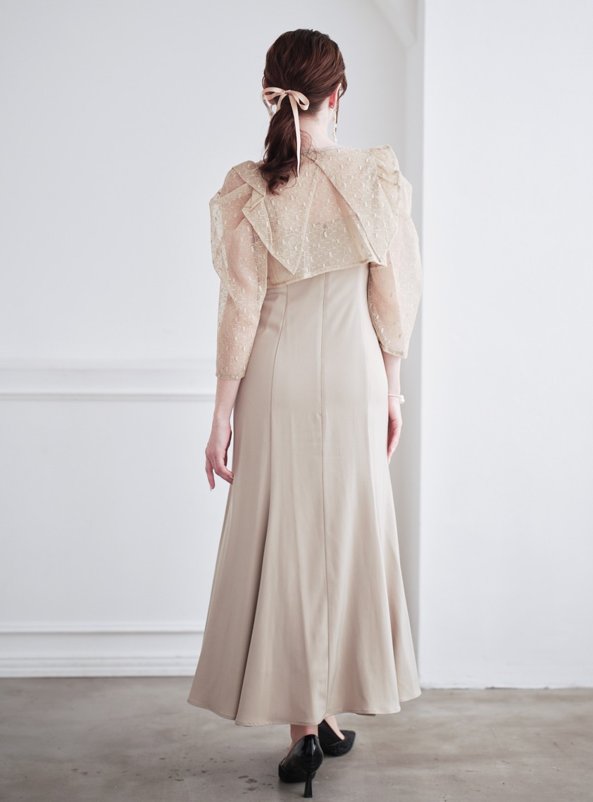 ジオメトリックボレロ2wayワンピース の画像3