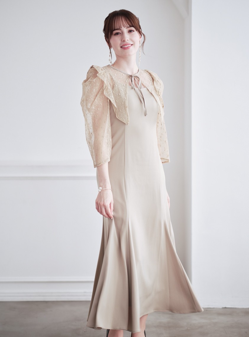 ジオメトリックボレロ2wayワンピース の画像4