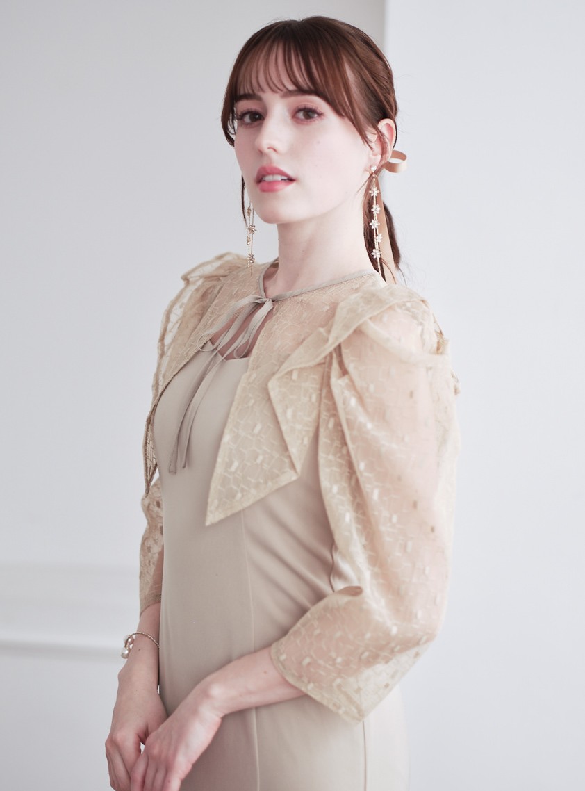 ジオメトリックボレロ2wayワンピース の画像6