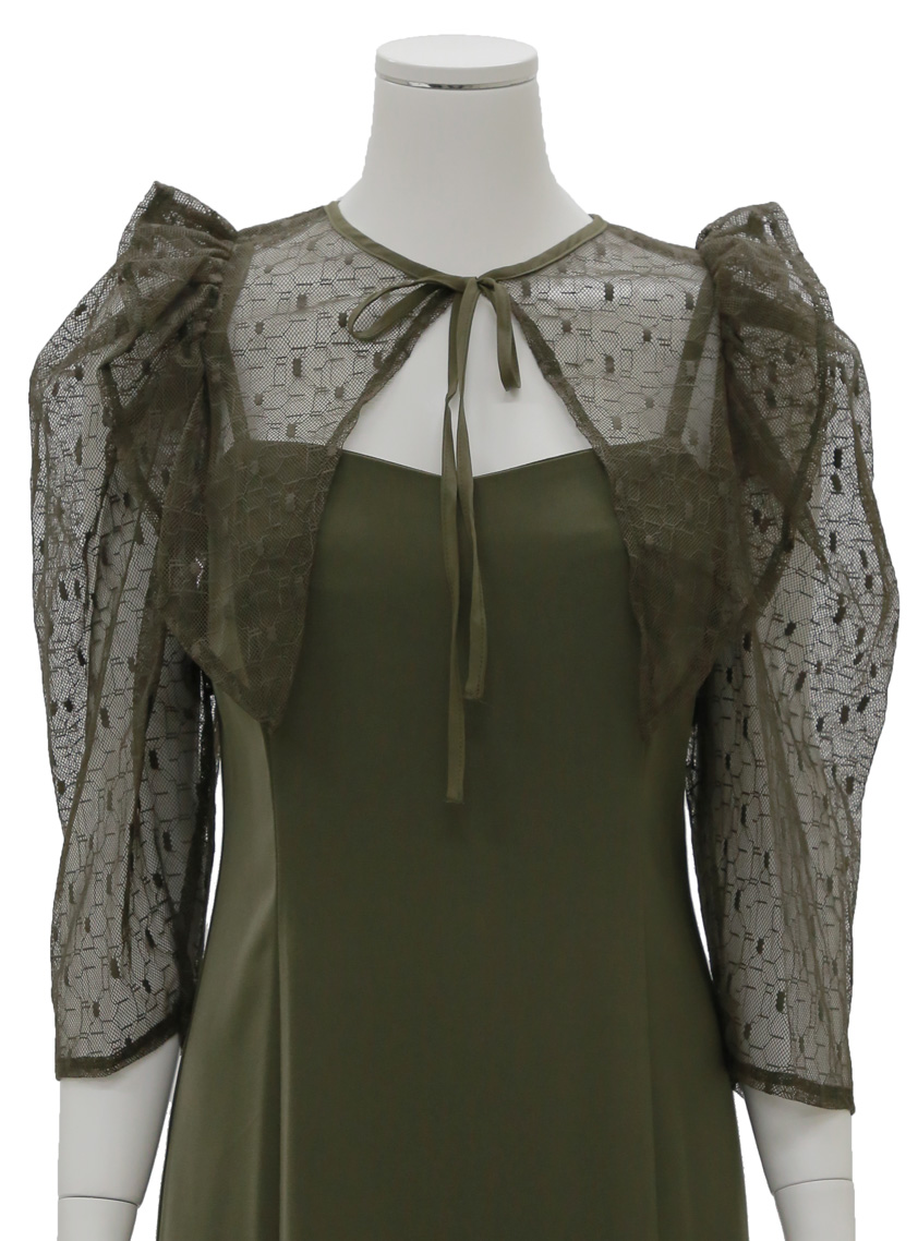 ジオメトリックボレロ2wayワンピース の画像10