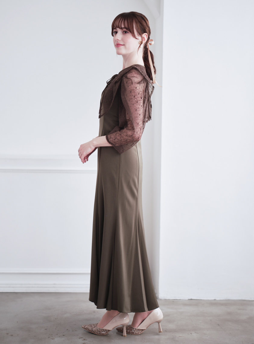 ジオメトリックボレロ2wayワンピース の画像2