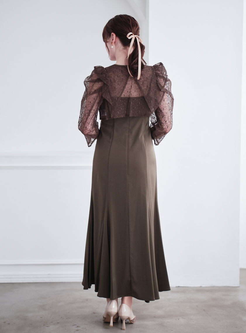 ジオメトリックボレロ2wayワンピース の画像3