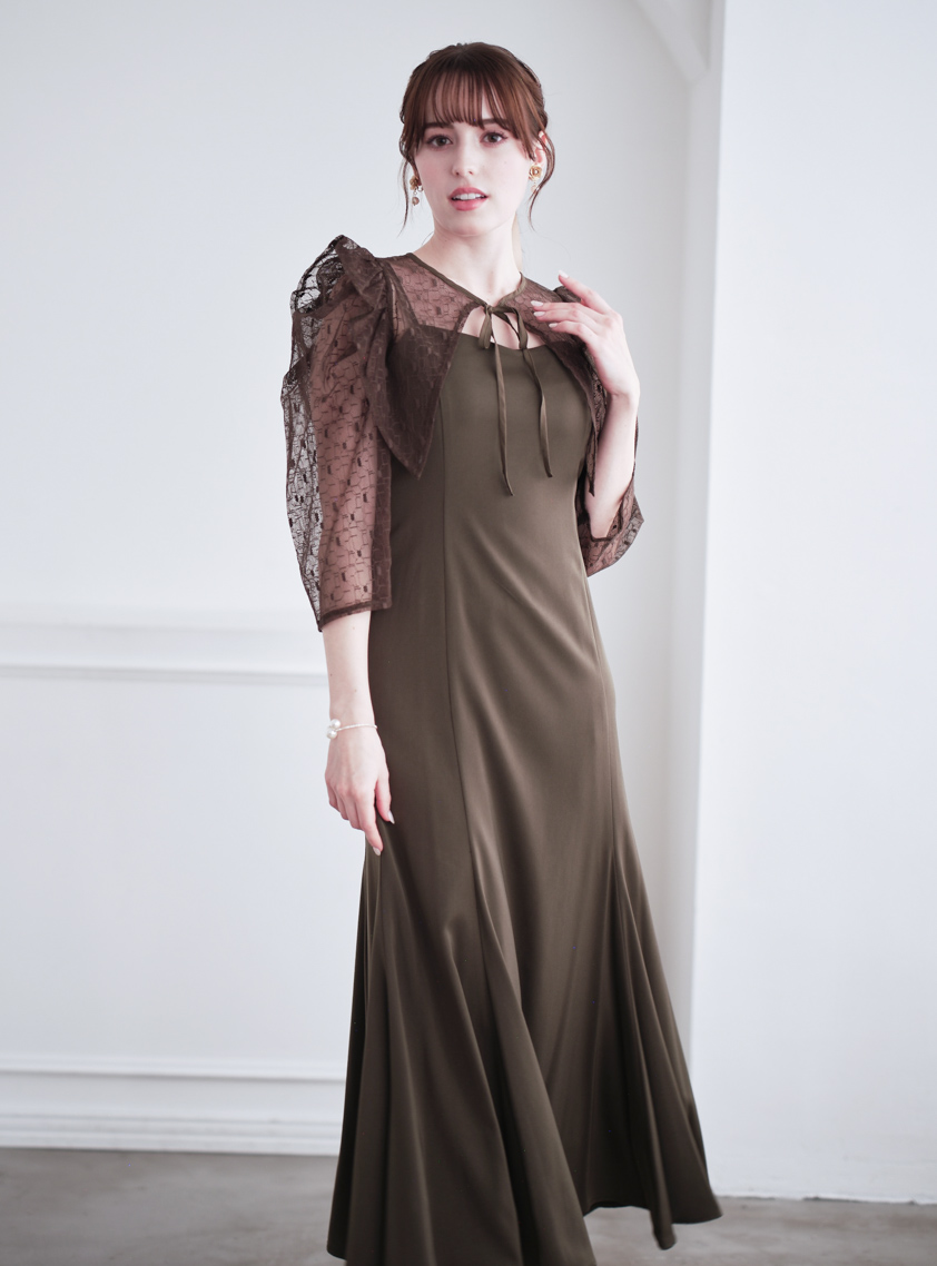 ジオメトリックボレロ2wayワンピース の画像4