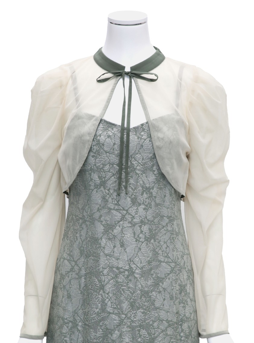 ヴィンテージレース2wayワンピース の画像10