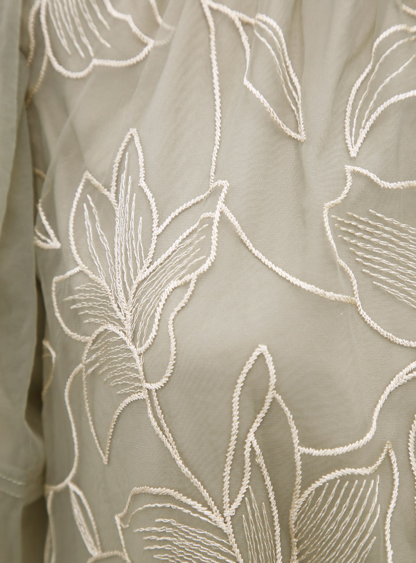 【ルルティオリジナル】リリーパターンチュールワンピース の画像11