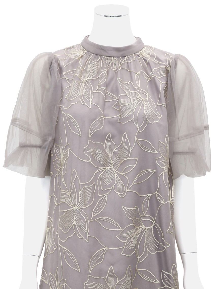 リリーパターンチュールワンピース の画像10