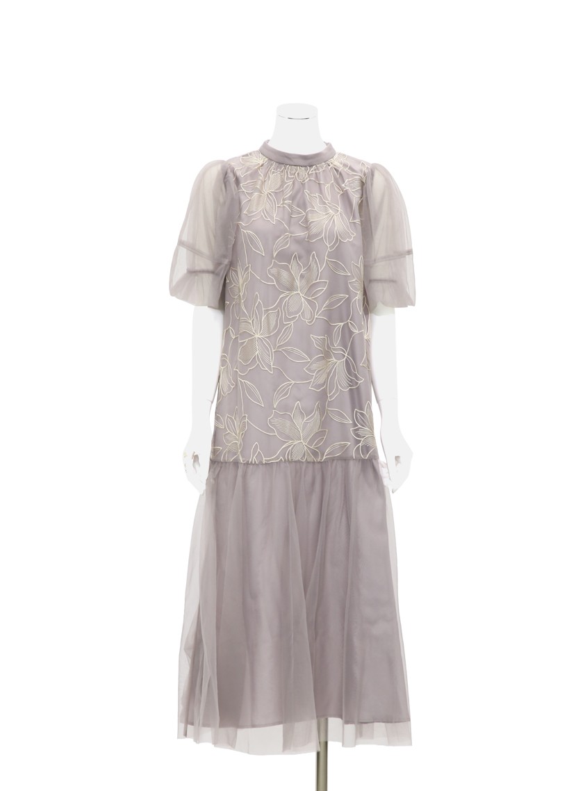 リリーパターンチュールワンピース の画像7