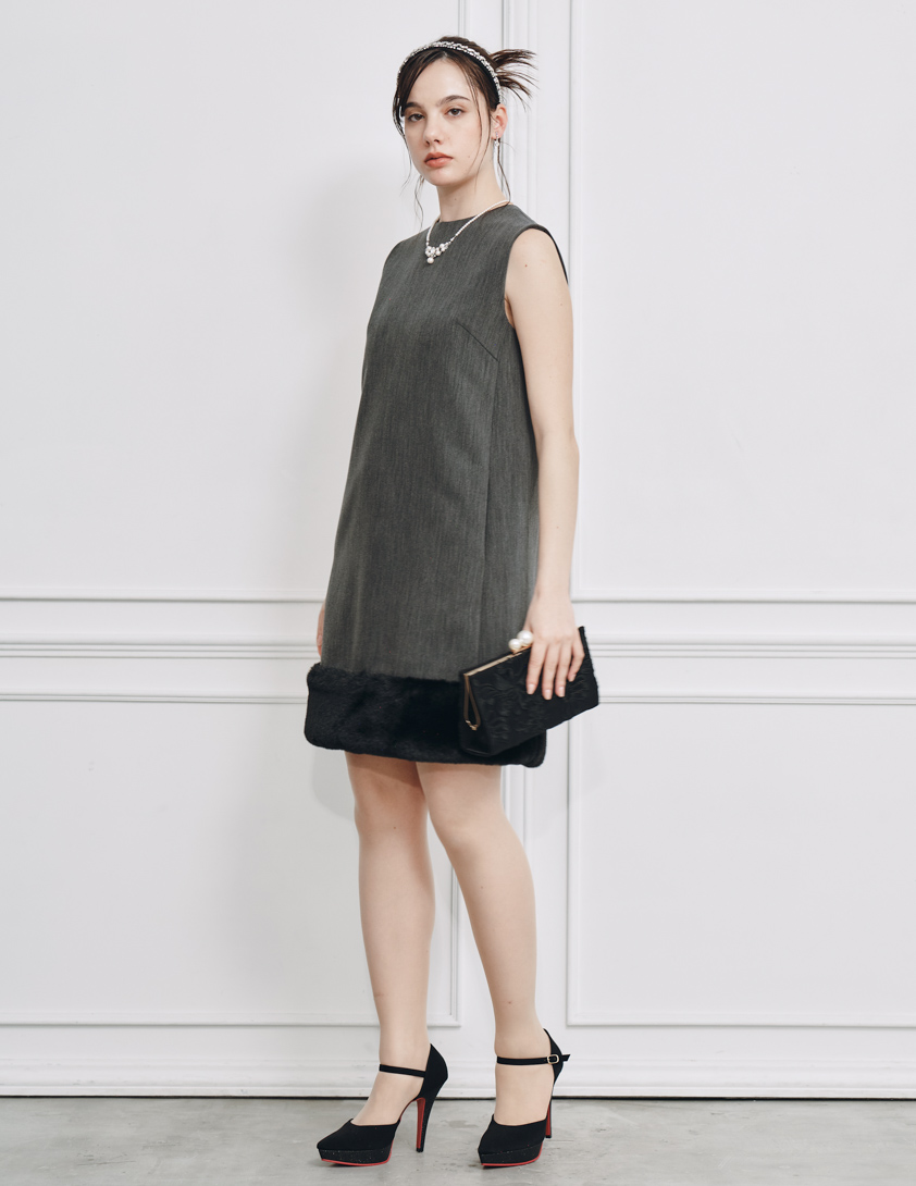 【CELFORD】裾ファーミニワンピース の画像3