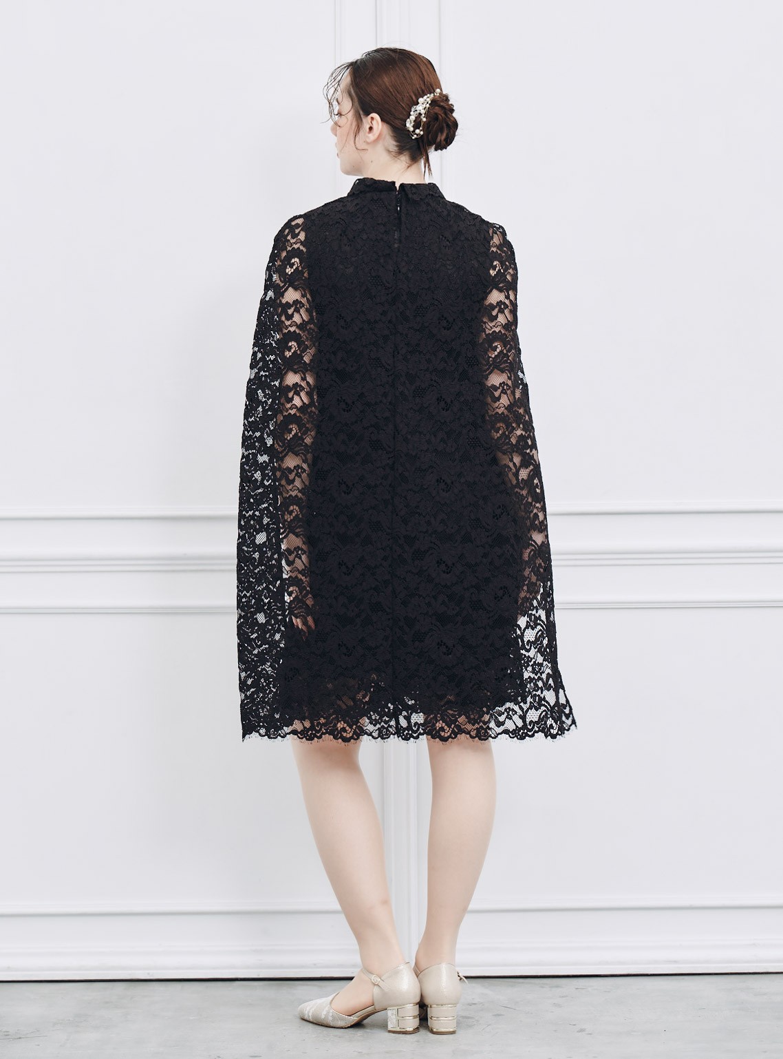 【CELFORD】レースケープワンピース の画像3