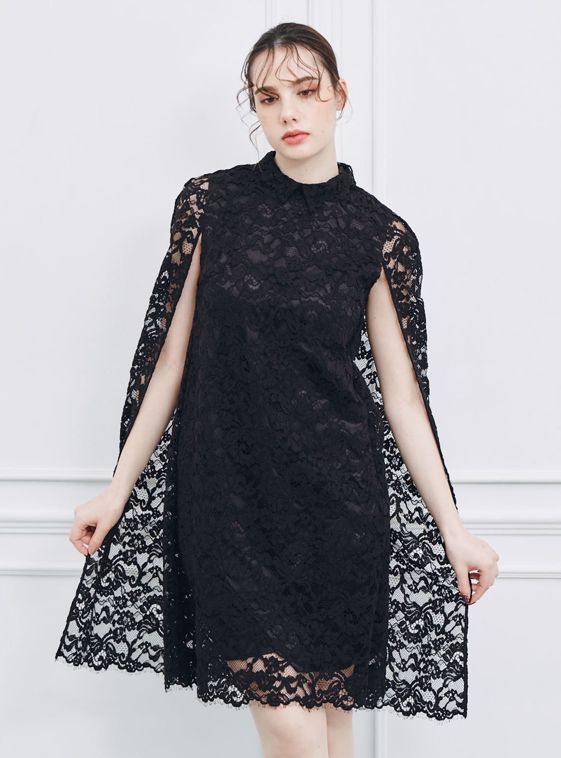 【CELFORD】レースケープワンピース の画像4