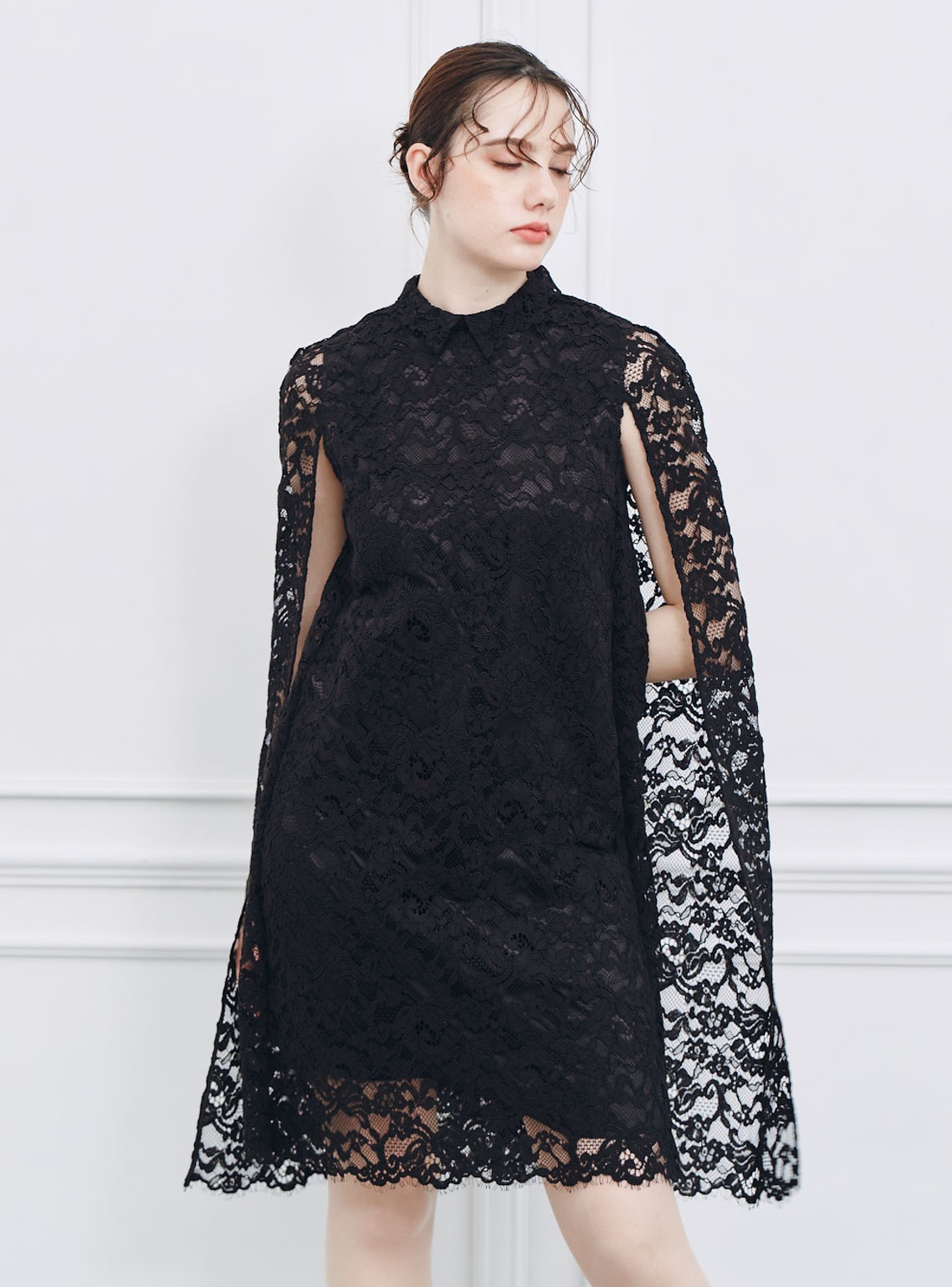 【CELFORD】レースケープワンピース の画像5