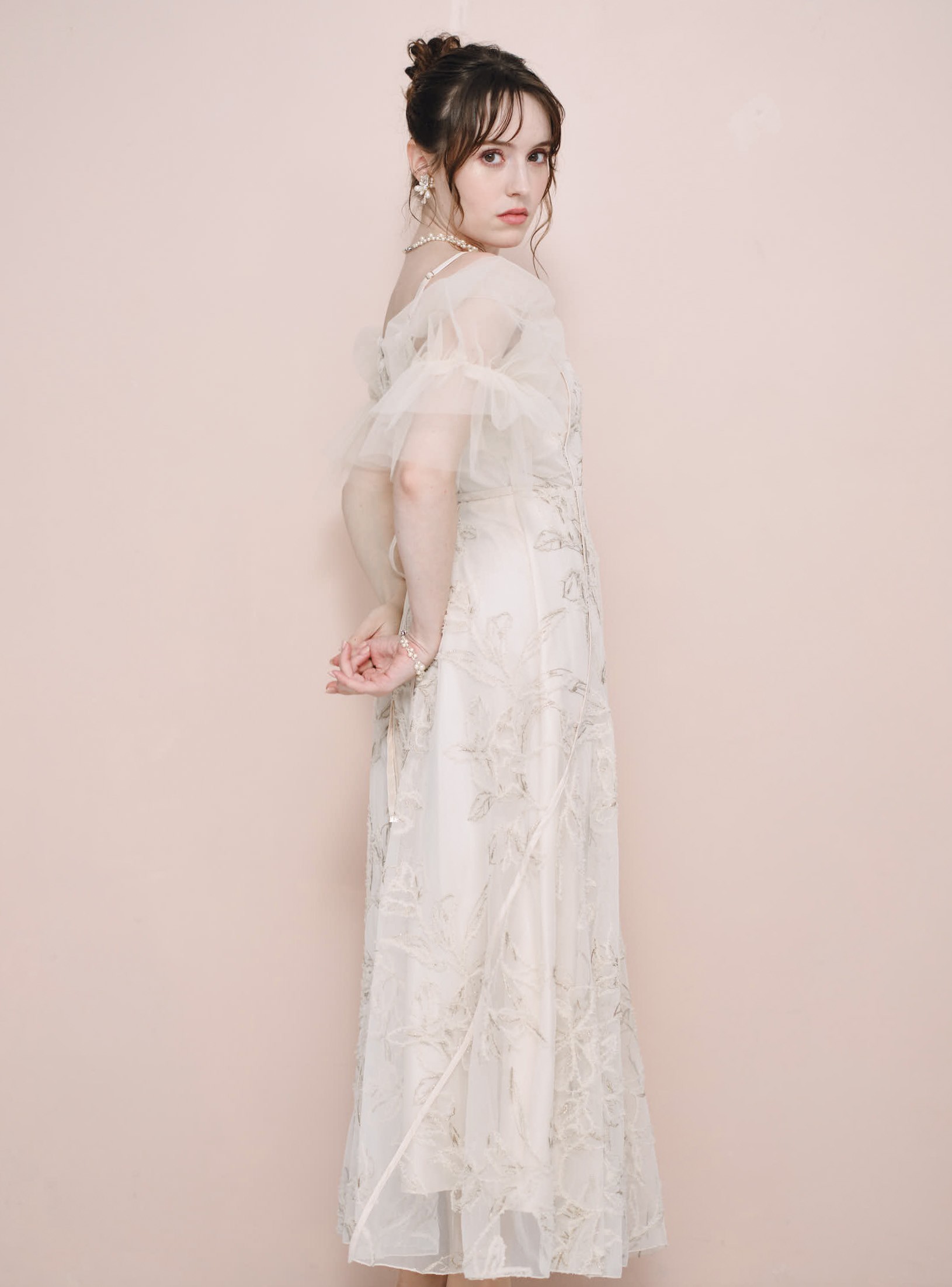 【dazzlin】2WAYチュールスリーブドレス の画像5