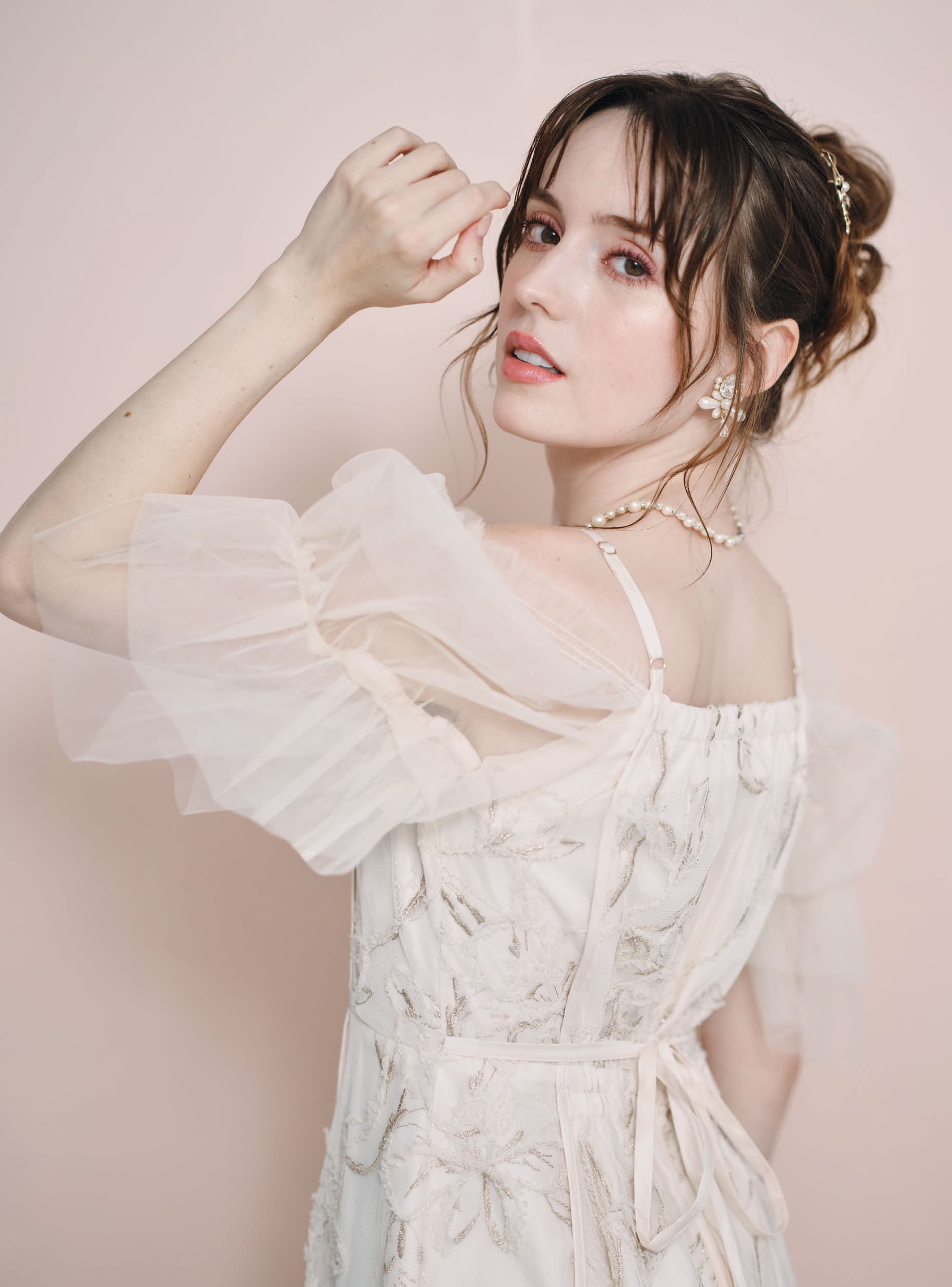 【dazzlin】2WAYチュールスリーブドレス の画像6