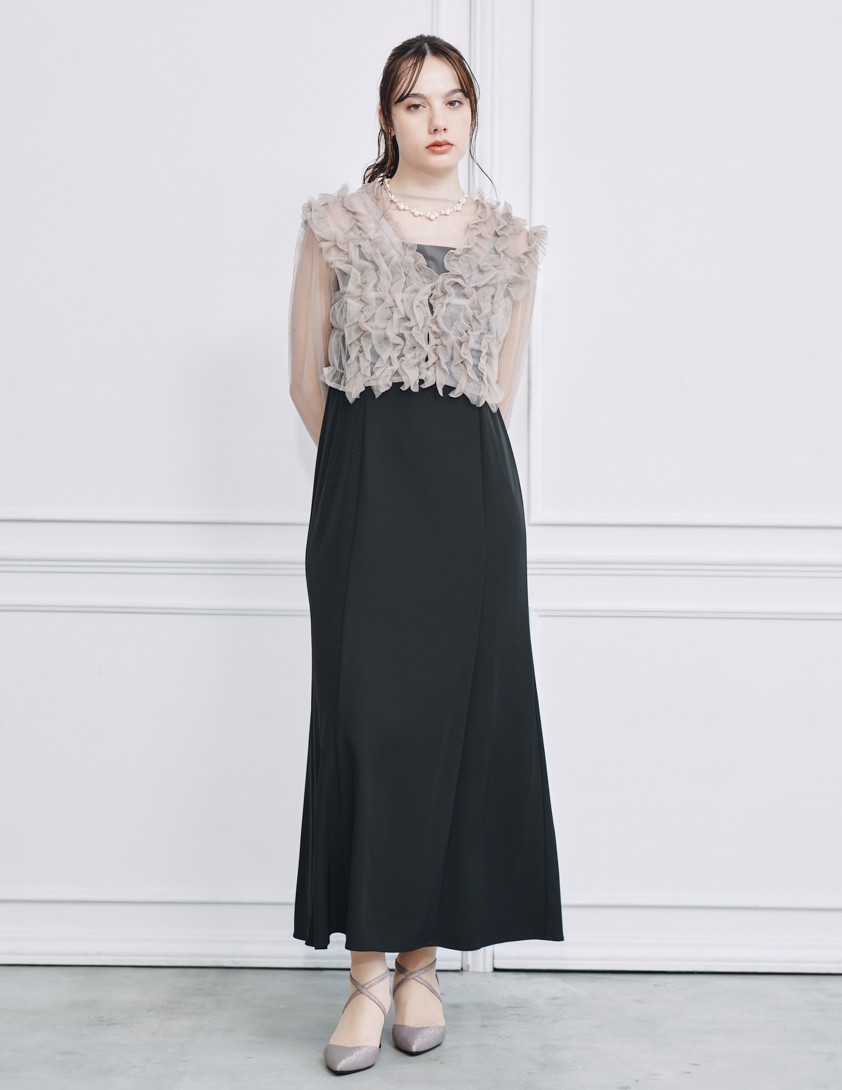 【et.UNiVER】メニ－ウェイフリルワンピース の画像1