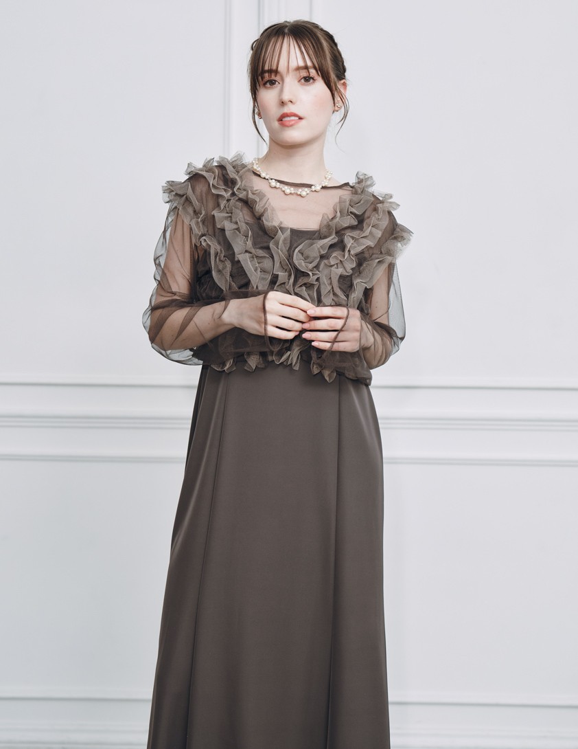 【et.UNiVER】メニ－ウェイフリルワンピース の画像5