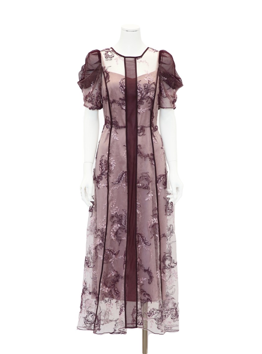 【FRAY I.D】コードフラワーレースワンピース の画像1