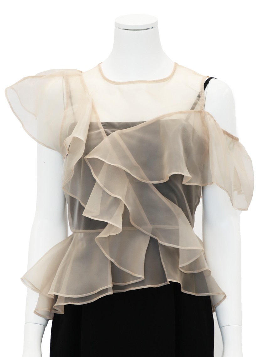 【FRAY I.D】ラッフルブラウスセットワンピース の画像10