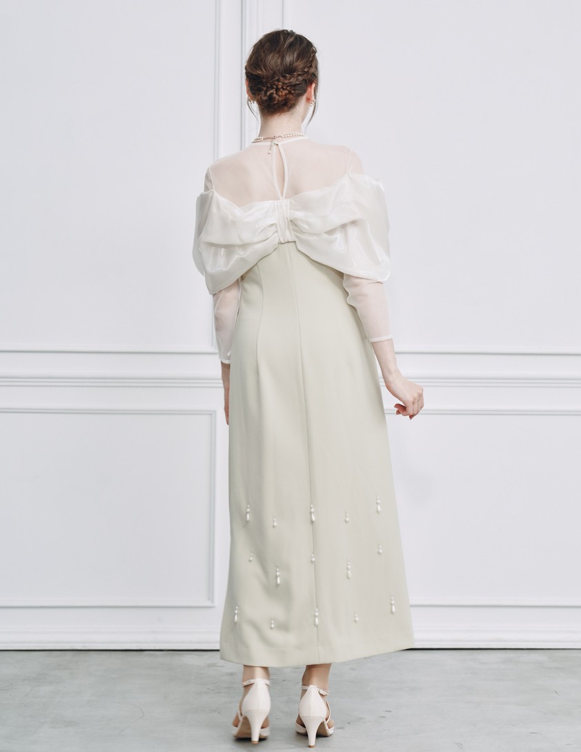 【FRAY I.D】リボンビジューワンピース の画像3