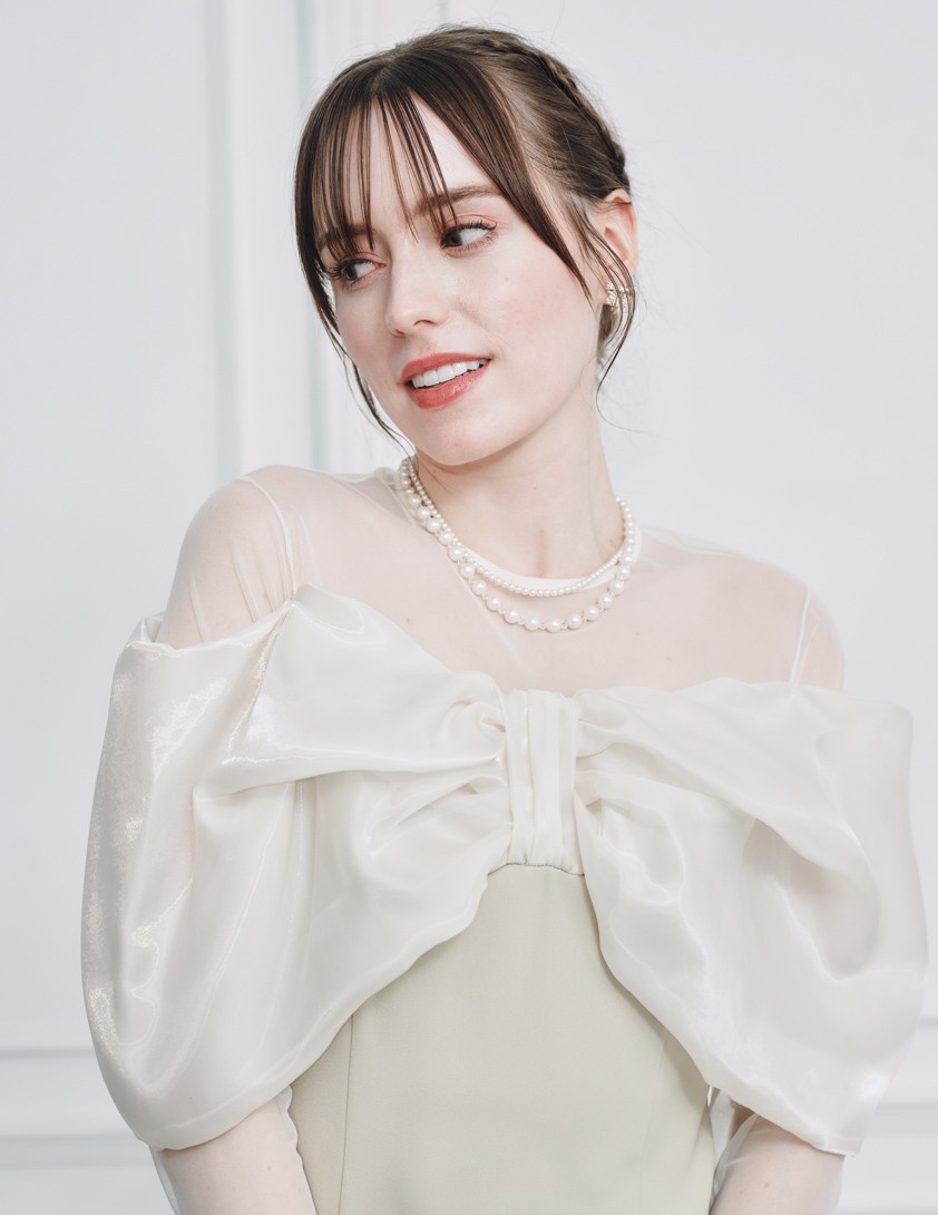 【FRAY I.D】リボンビジューワンピース の画像6