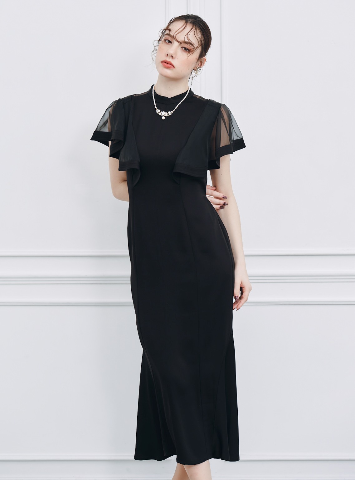 【FRAY I.D】ウィングスリーブワンピース の画像4