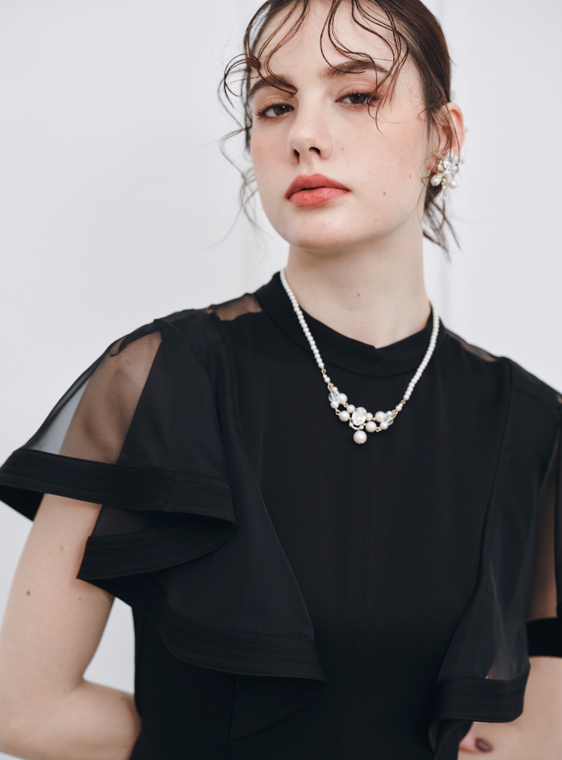 【FRAY I.D】ウィングスリーブワンピース の画像6