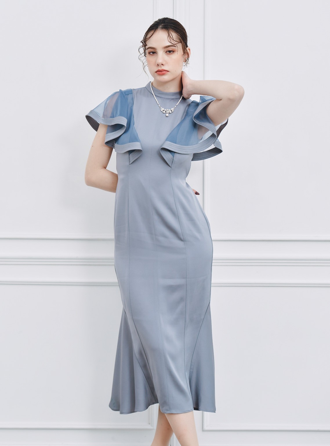 【FRAY I.D】ウィングスリーブワンピース の画像4