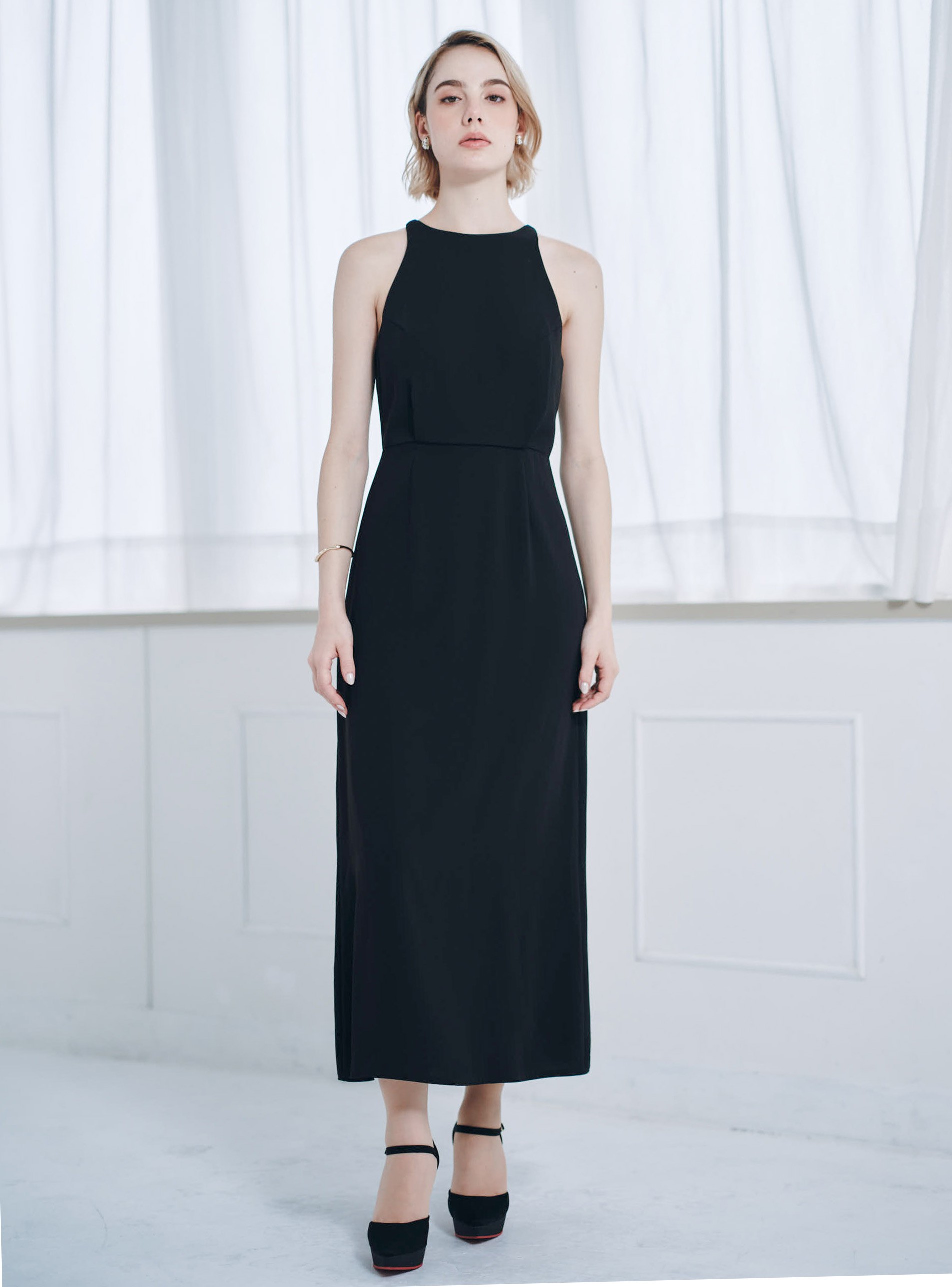 【FRAY I.D】バックドレープアメスリワンピース の画像1