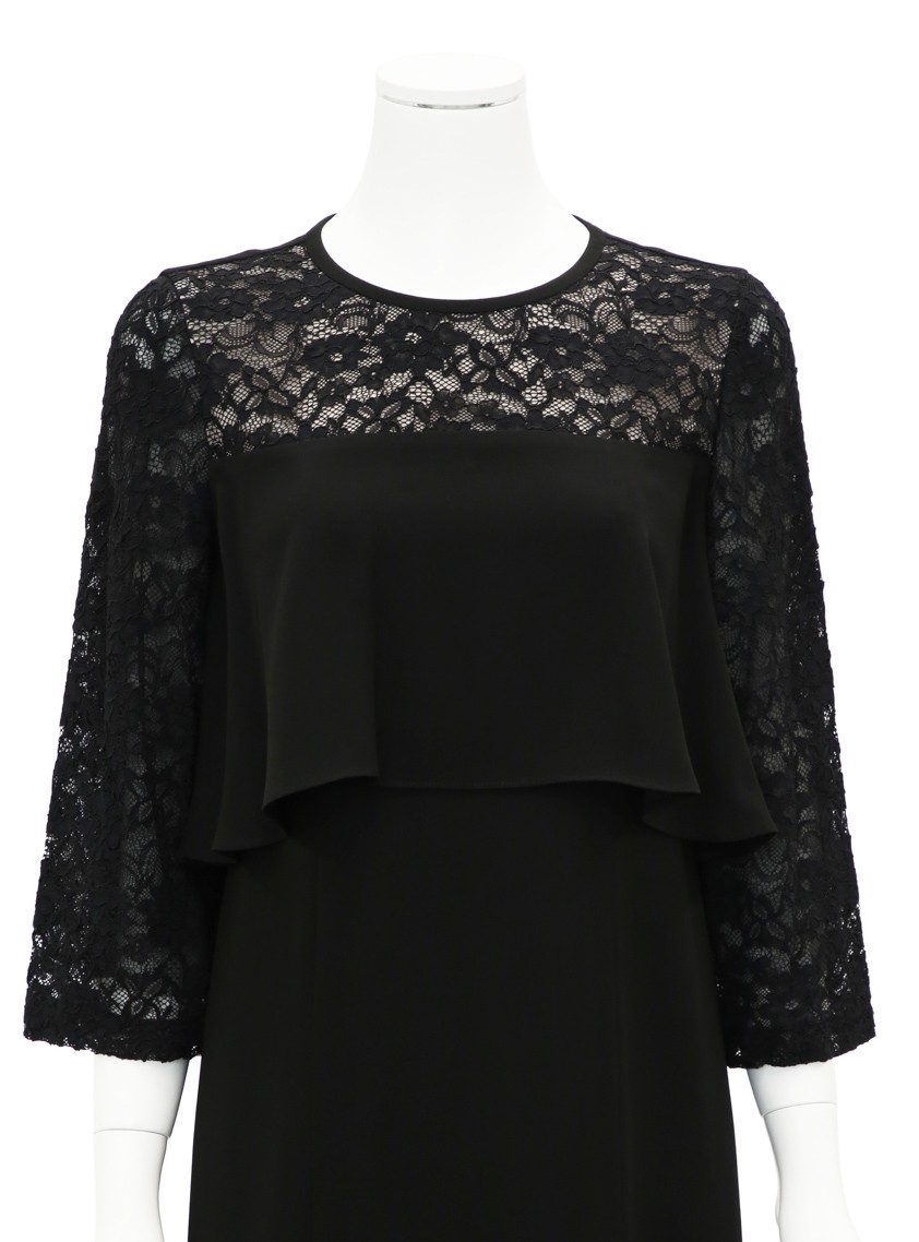 レース切り替えロングワンピース の画像4