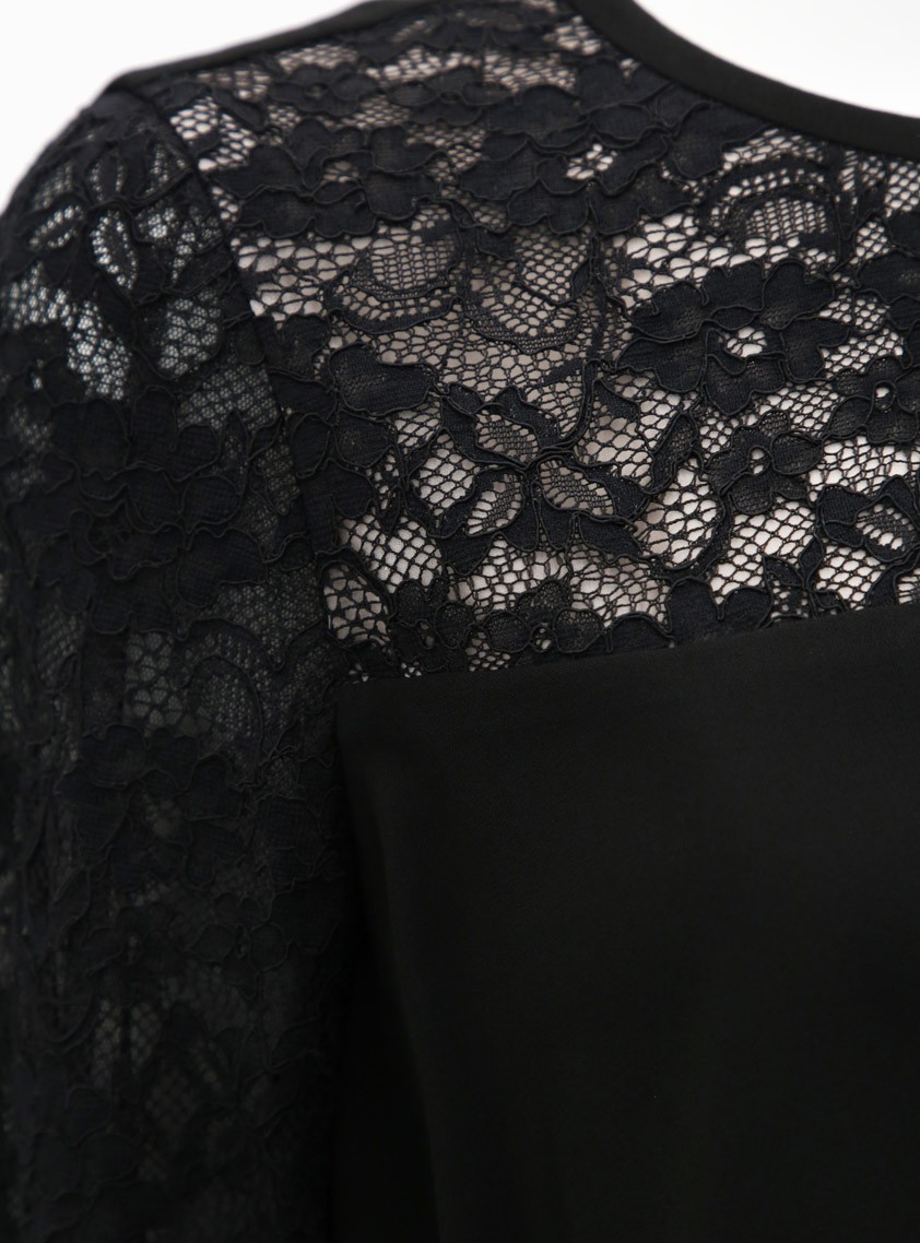 レース切り替えロングワンピース の画像5