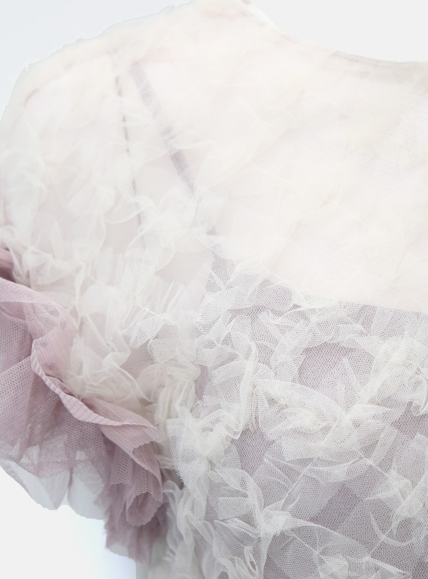 【kaene】2wayチュールブラウスカップ付きワンピース の画像11