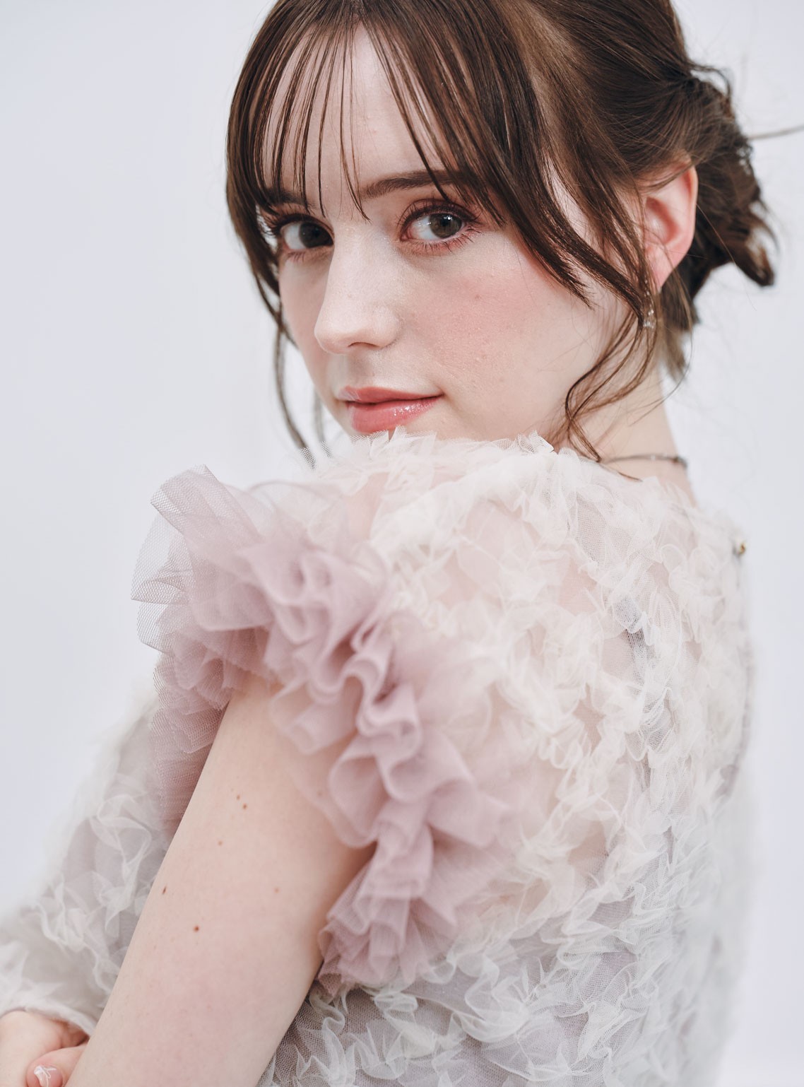 【kaene】2wayチュールブラウスカップ付きワンピース の画像6