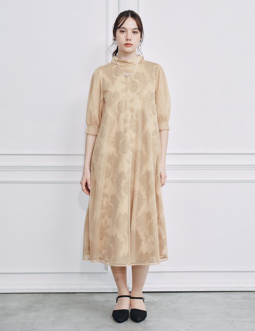 【kaene】テントライン3レイヤーワンピース の画像1