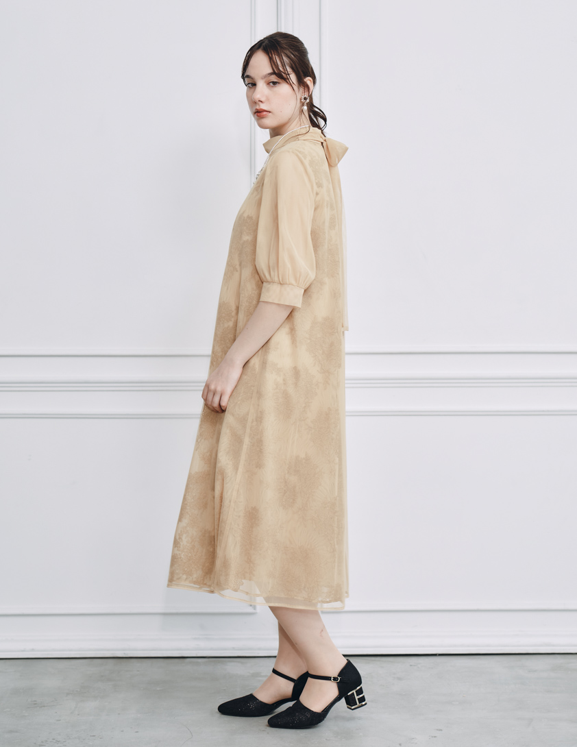 【kaene】テントライン3レイヤーワンピース の画像2