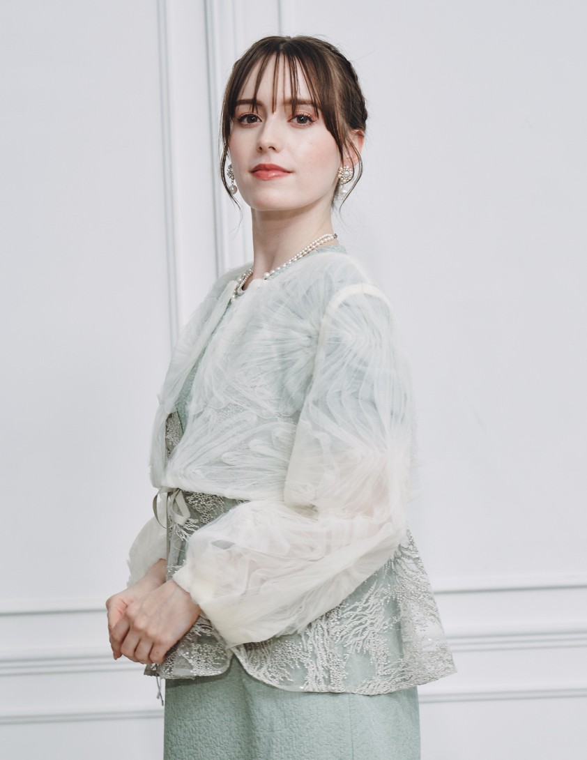 【kaene】チュールエンブロイダリーボレロ の画像2