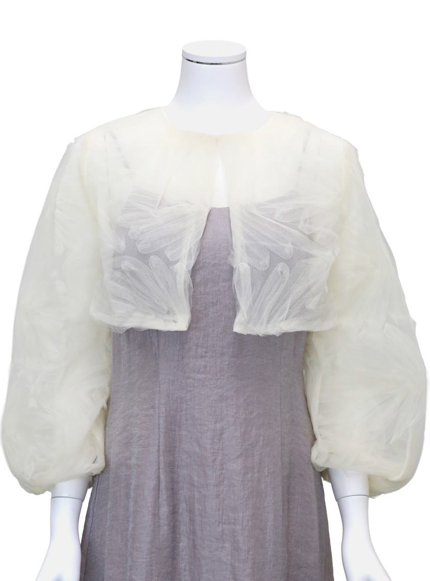 【kaene】チュールエンブロイダリーボレロ の画像6