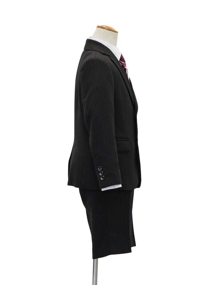 【EC限定】レジメンタル柄タイ　ベーシックスーツセット の画像2