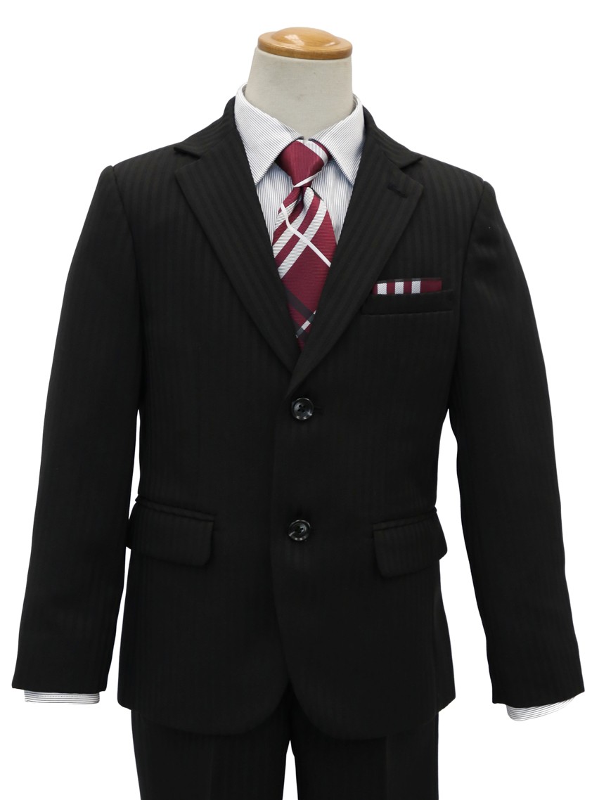 【EC限定】レジメンタル柄タイ　ベーシックスーツセット の画像4